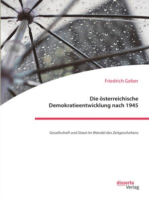 cover image of Die österreichische Demokratieentwicklung nach 1945